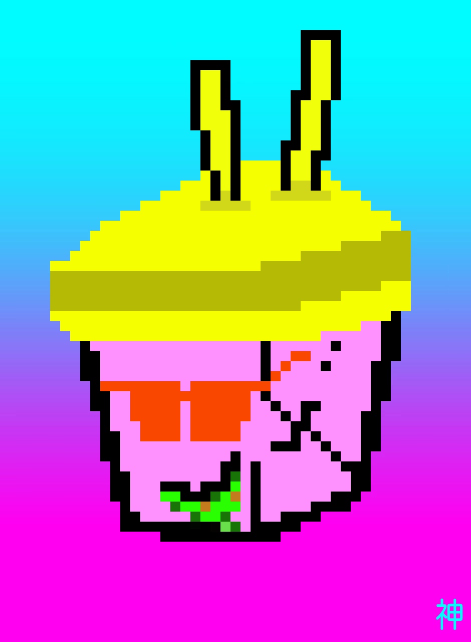Lo Mane #50, a pixel-art profile picture.