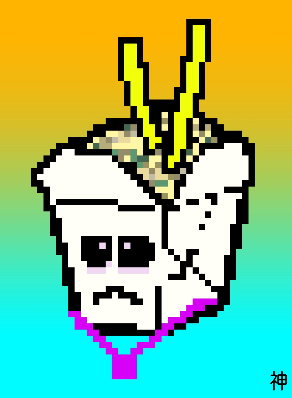 Lo Mane #67, a pixel-art profile picture.