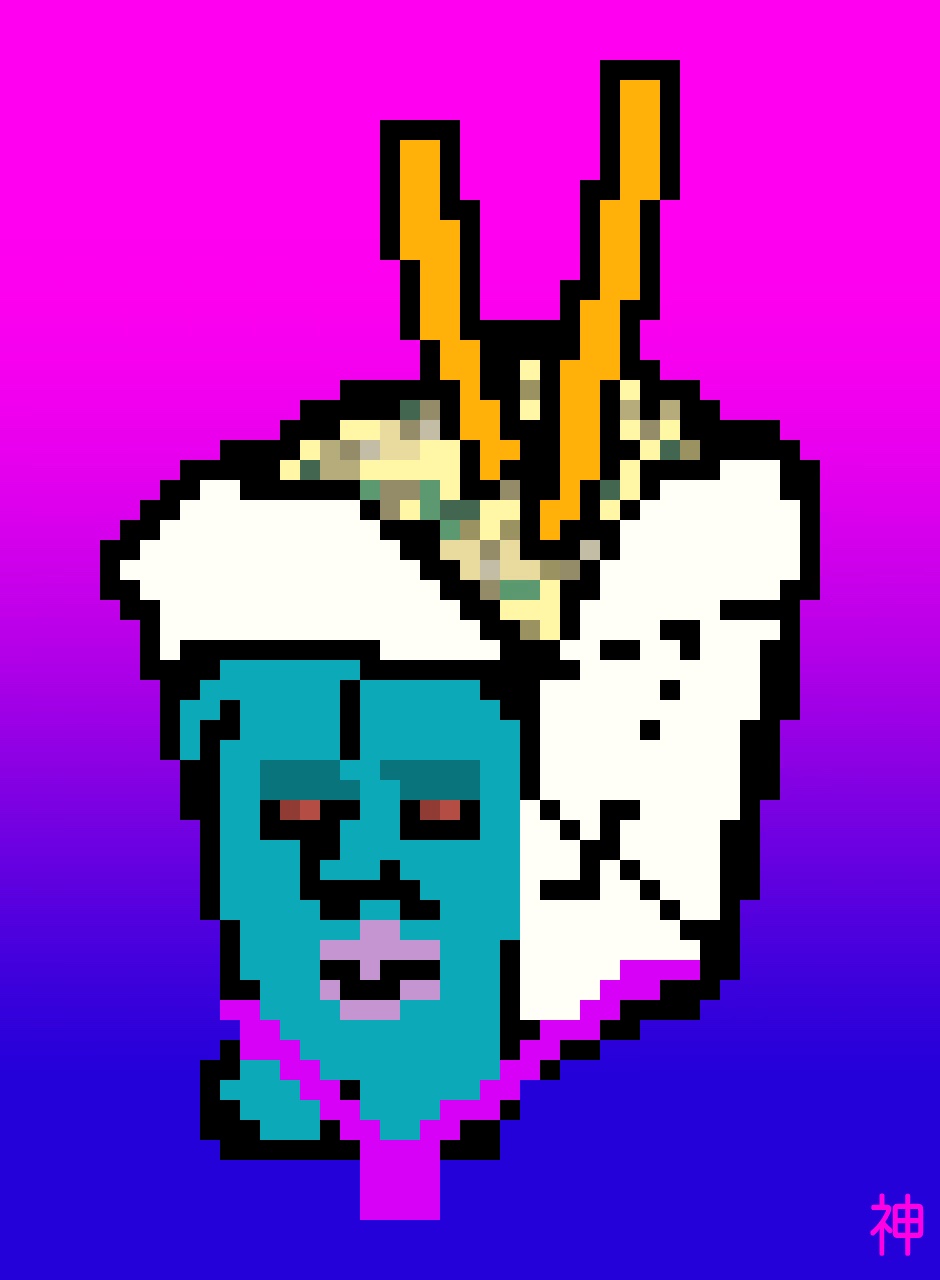 Lo Mane #83, a pixel-art profile picture.