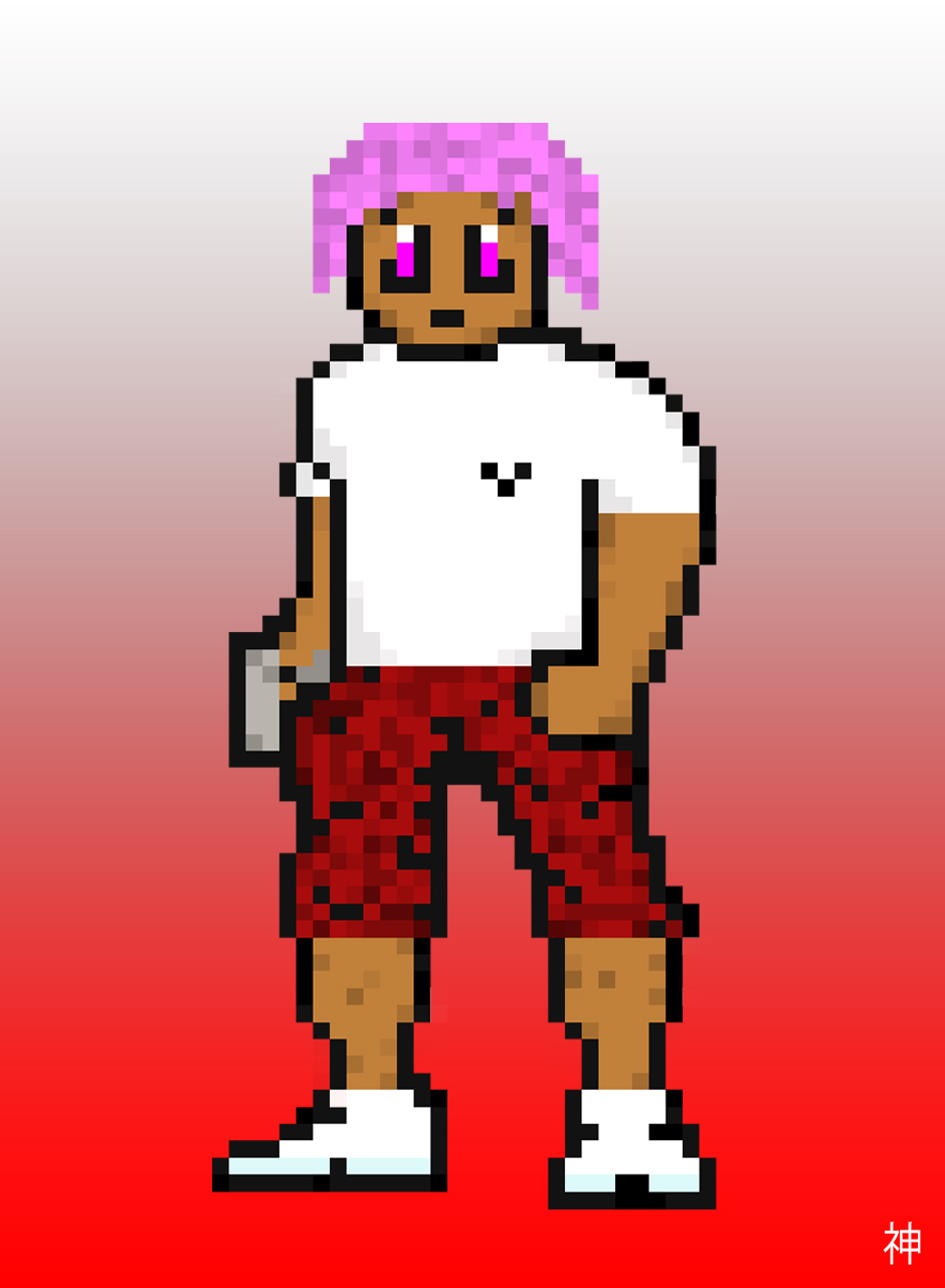Kong &mdash; pixel-art ToonKami artwork.
